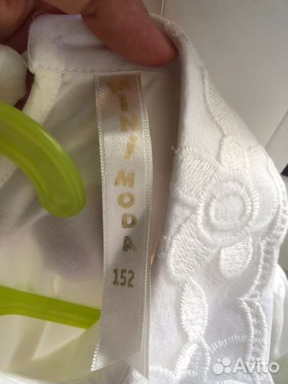 Рубашка белая на девочку