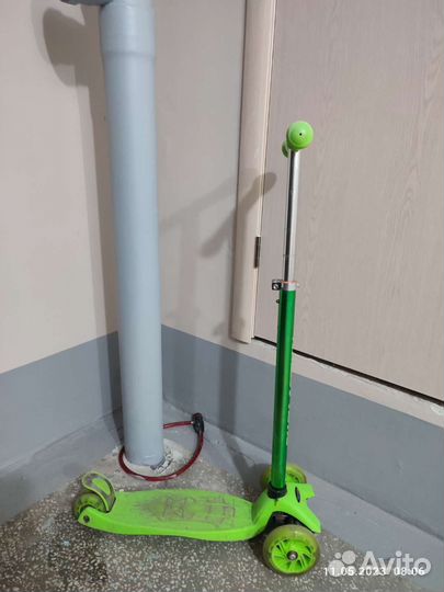 Самокат детский трехколесный бу