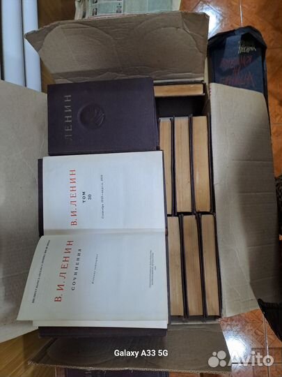 Сталин сочинения в 12т, Ленин сочинения в 35 том