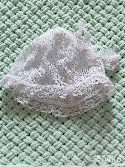 Шапочка панама для девочки елецкие кружева