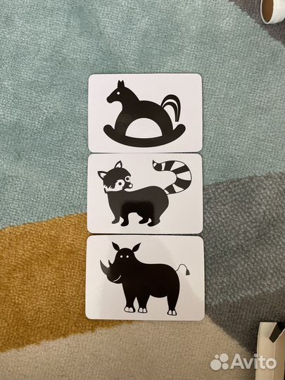 Черно белые карточки