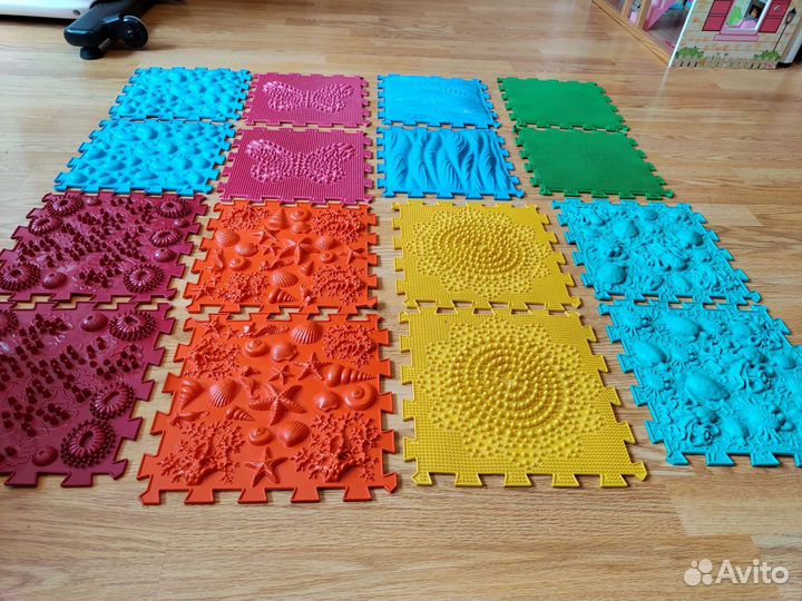 Ортопедический модульный коврик 16 шт