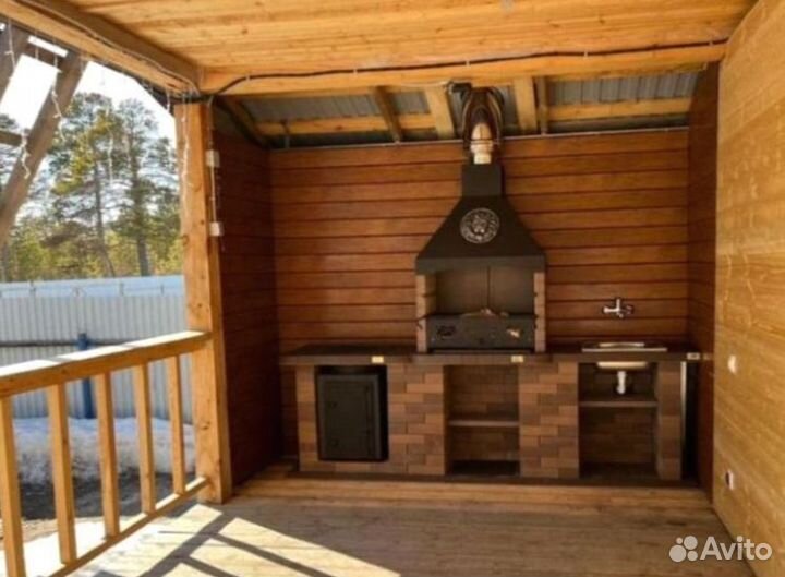 Для улицы зоны барбекю сборные