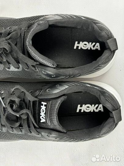 Мужские кроссовки Hoka Walker чёрные