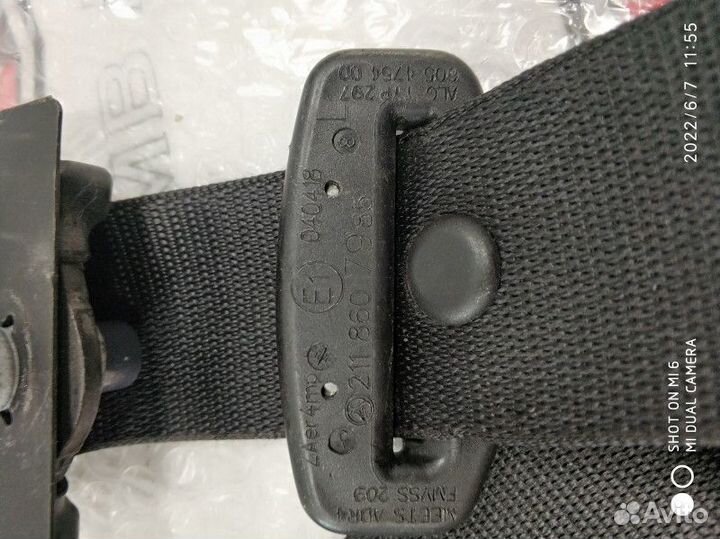 Ремень безопасности передний левый Мерседес W211