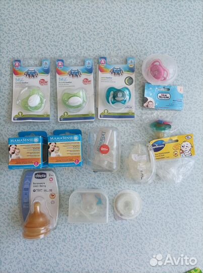 Бутылочки, соски, прорезыватели