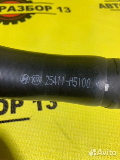 Патрубок радиатора Kia Rio 4 FB 1.6 2018