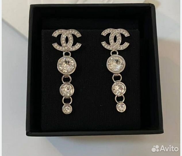 Серьги chanel оригинал 2023