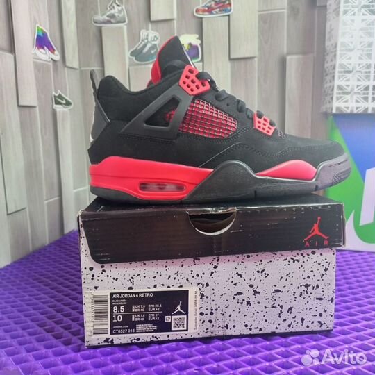 Кроссовки Nike air jordan 4 red