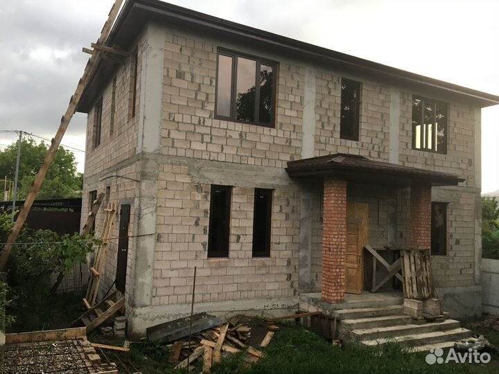 Строительство домов под ключ за 6 мес (Забор в Под