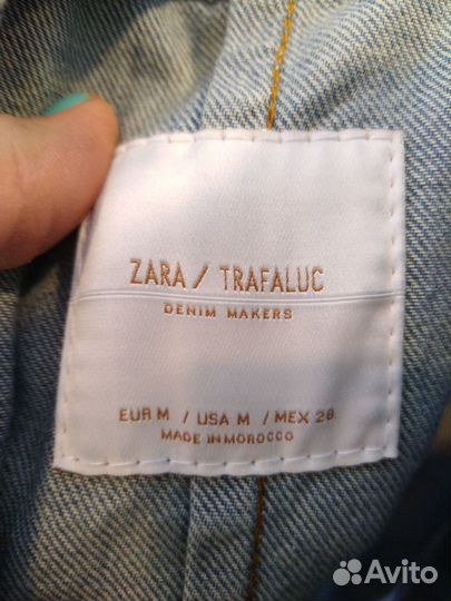 Джинсовый сарафан zara s