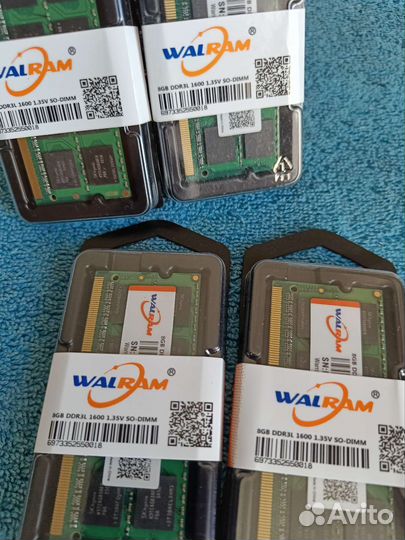 Оперативная память DDR3L 8 GB новый запечатанный