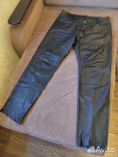Кожаные Брюки/ штаны XXL