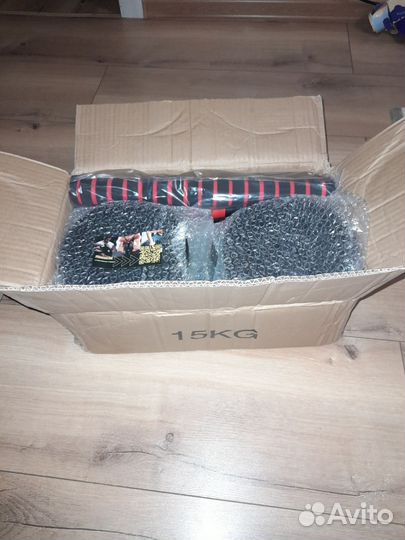 Новые гантели разборные 15кг+ штанга