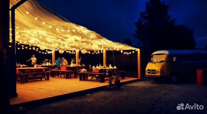 Прокат Ретро-гирлянды для свадебных мероприятий