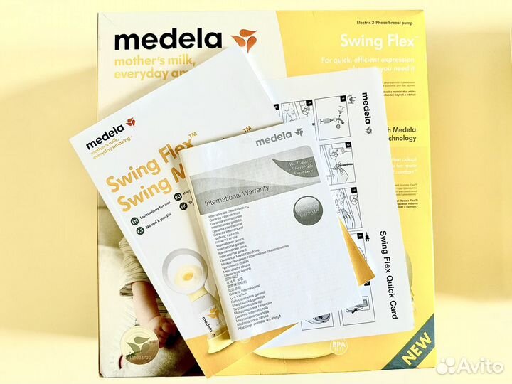 Молокоотсос Medela Swing Flex и Dr.Brown's Options