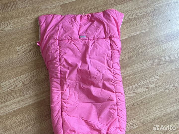 Меховой конверт для новорожденного