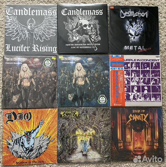 Виниловые пластинки deep PUR Metallica IronMaiden