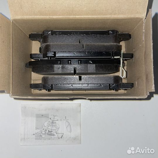 Тормозные колодки передние на honda