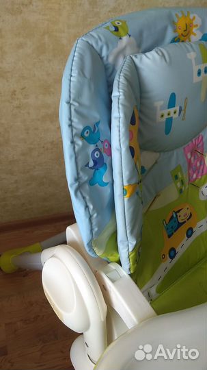 Стульчик для кормления chicco polly 2 в 1