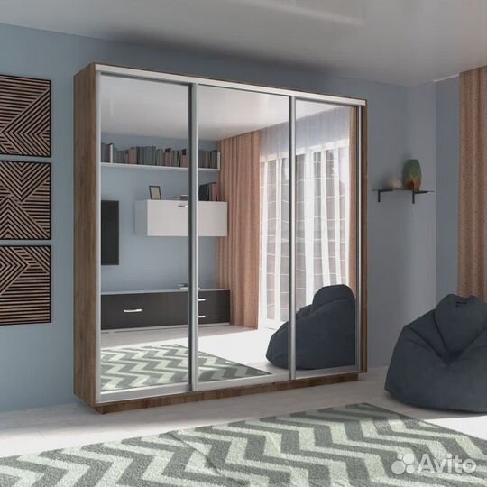 Шкаф-купе «Экспресс» 3-х дверный от производителя