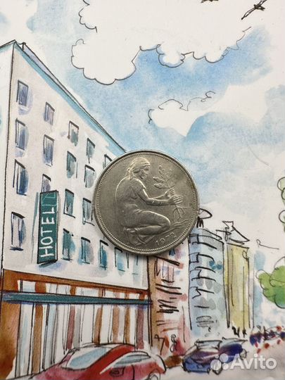 2 франка Швейцария 2010 блеск