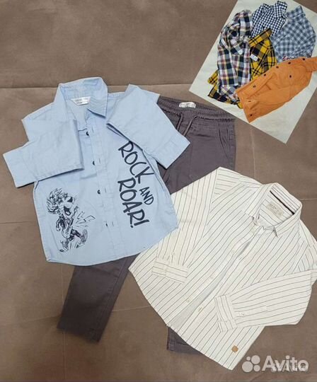 Рубашка Брюки для мальчика 104-110 Zara H&M GJ
