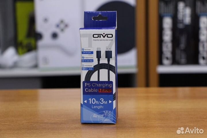 Кабель USB Type-C oivo PS5, Xbox Series, Switch 3м