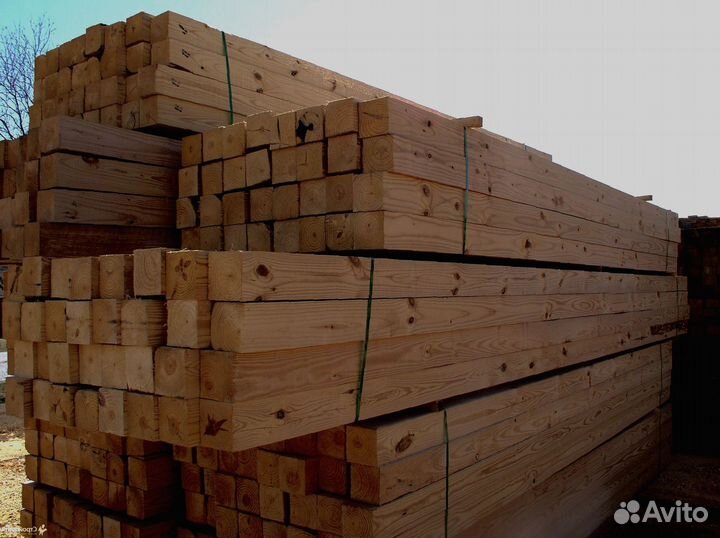 Экологичный брус из лиственницы