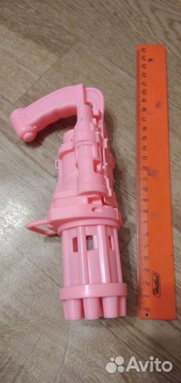 Генератор мыльных пузырей пистолет с пузырями