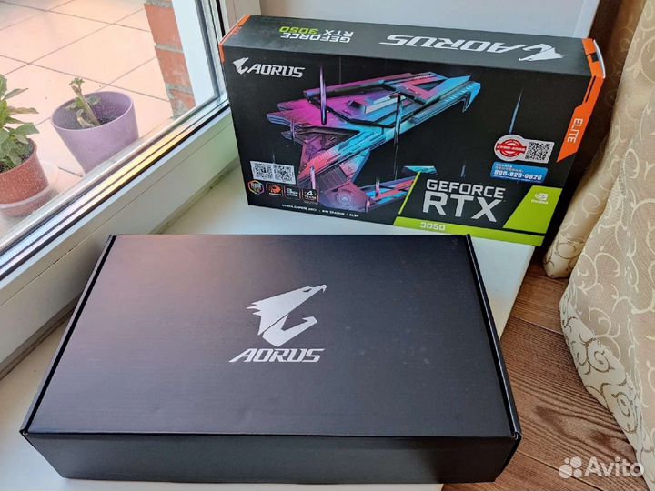 Видеокарта RTX 3050 Aorus Elite