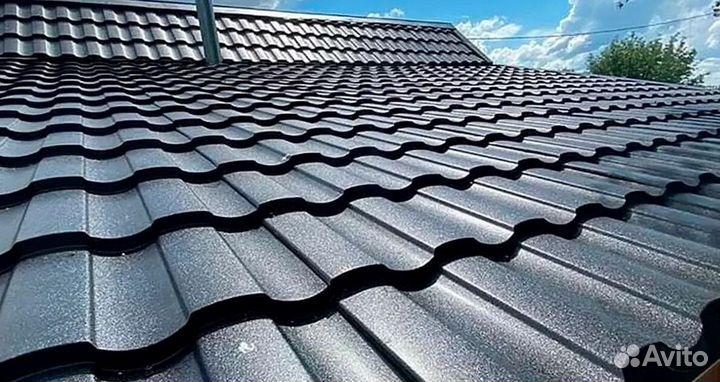 Двухскатная металлочерепица
