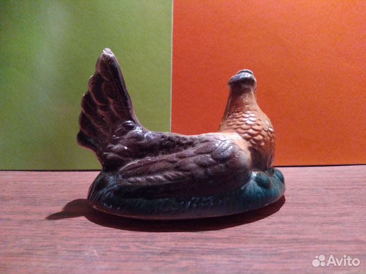 Масленка курочка. маленькая. 19век. Кузнецов