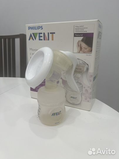 Молокоотсос avent+2 бутылочки