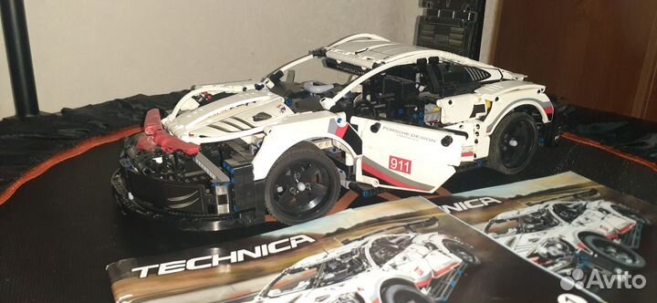 Лего technic Porsche 911 RSR (не оригинал)