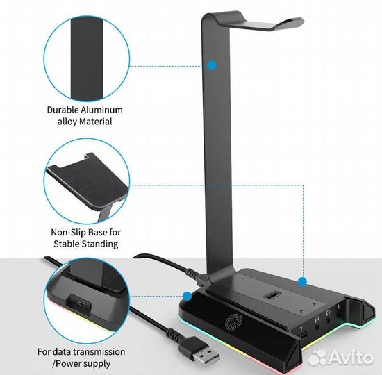 Держатель для игровой гарнитуры eksa W1