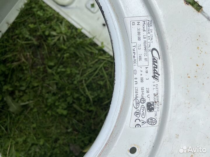 Мотор запчасти на candy aquamatic 8t и 6t