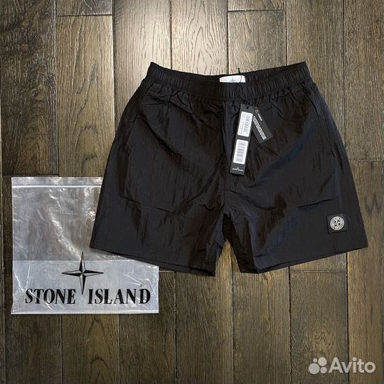 Шорты плавки Stone Island Neylon черные