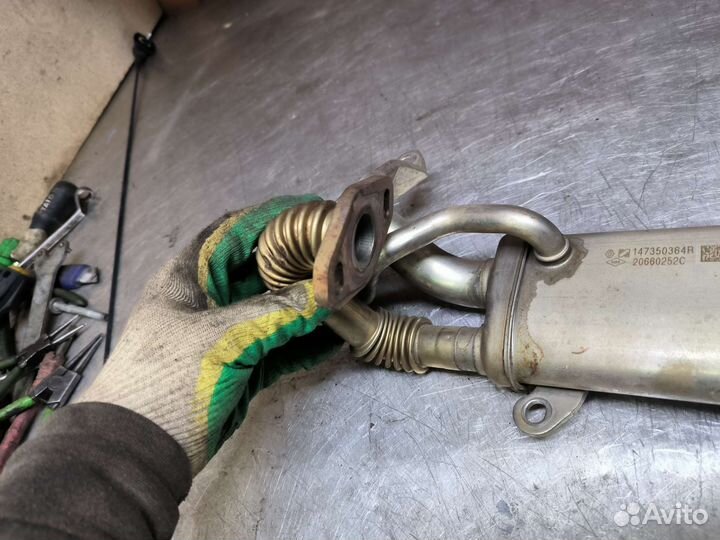 Renault 1.5 DCI охладитель егр радиатор