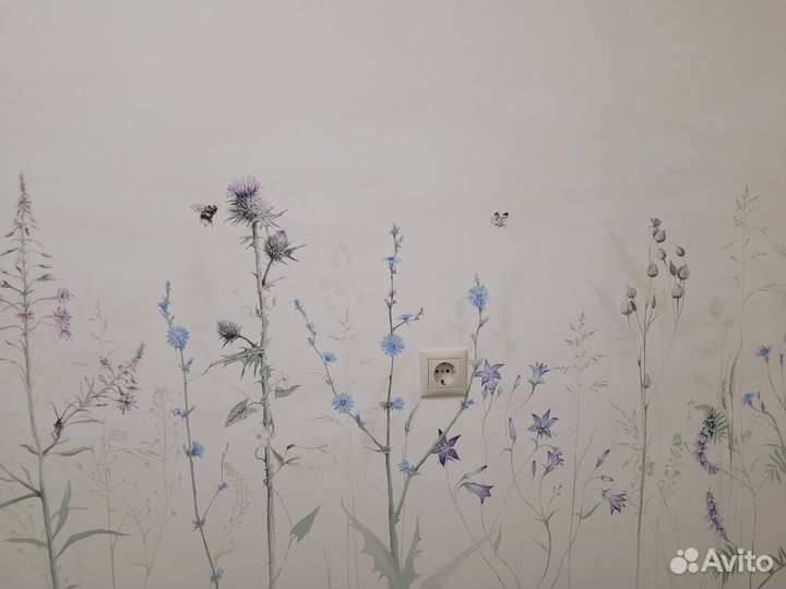 Роспись на стенах, рисунки, декор, живопись