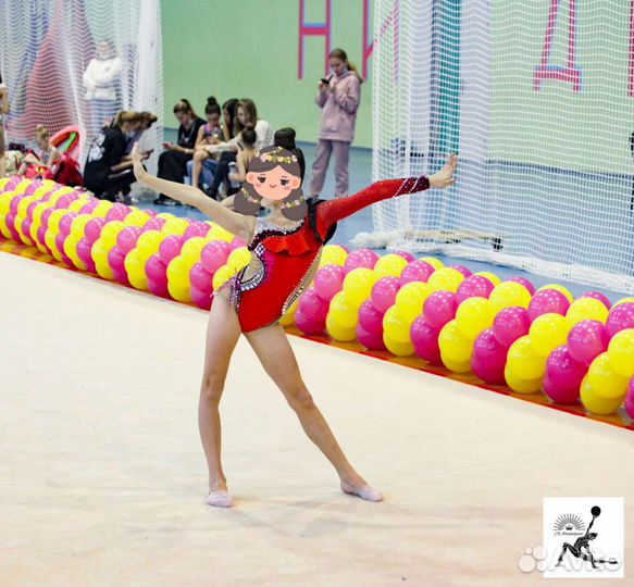 Купальник для художественной гимнастики. Аренда