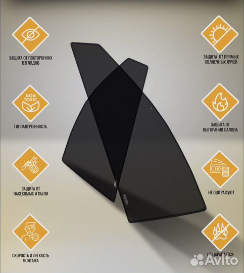 Автошторки на магнитах