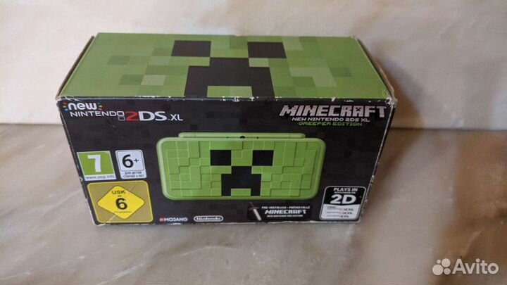 New Nintendo 2DS XL creeper edition