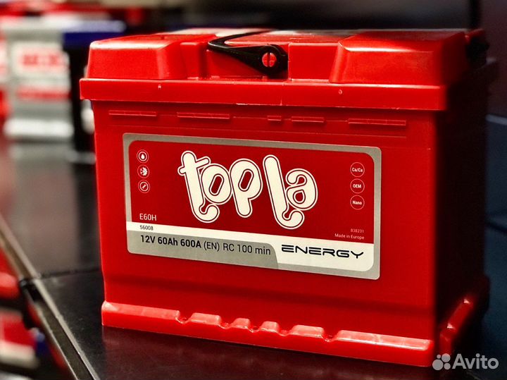 Аккумулятор Topla Energy 60 ah (обр.пол)