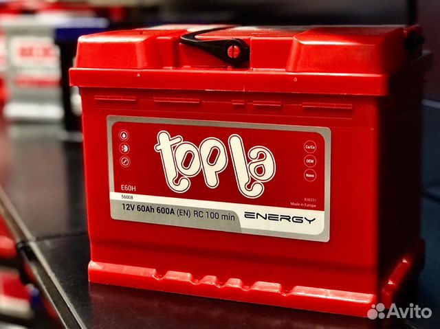 Аккумулятор Topla Energy 60 ah (обр.пол)