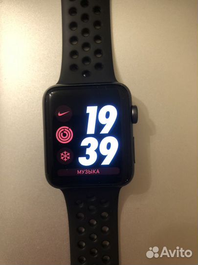 Часы apple watch 3 42mm nike