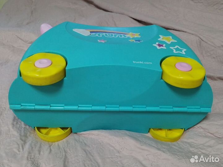 Детский чемодан trunki на колесах