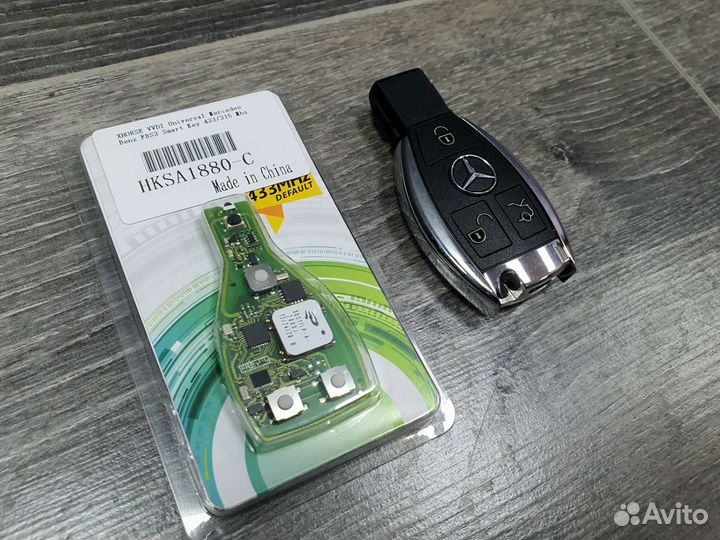 Mercedes BE KEY keyless с токенами (ключ рыбка)