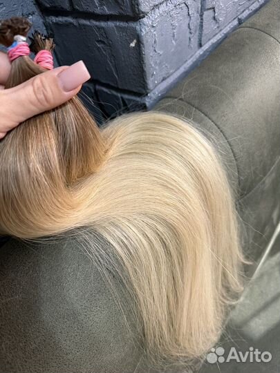 Волосы для наращивания омбре 60 см
