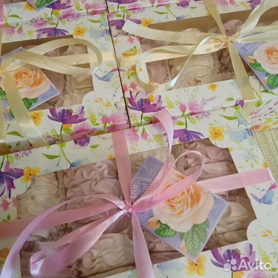 Сладкий подарок, зефир, ручная работа